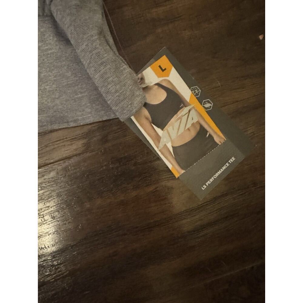 Avia Womens Performance Long Sleeve Breathable Tee Size L 12-14 - Picture 3 of 6